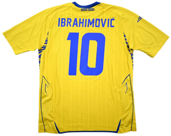 Maillot Suède Extérieur Umbro 2008-09 Ibrahimovic vintage L