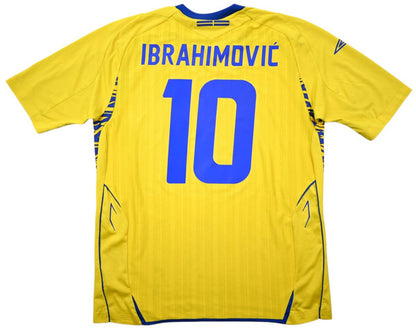 Maillot Suède Extérieur Umbro 2008-09 Ibrahimovic vintage L