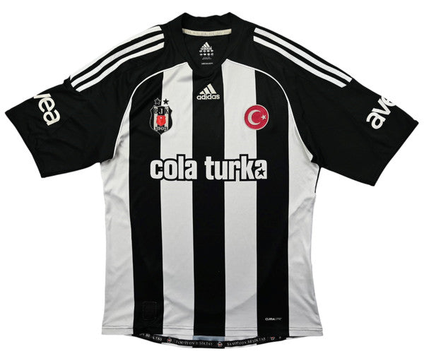 Maillot Beşiktaş 2009-10 Domicile Adidas Cola Turka Vintage