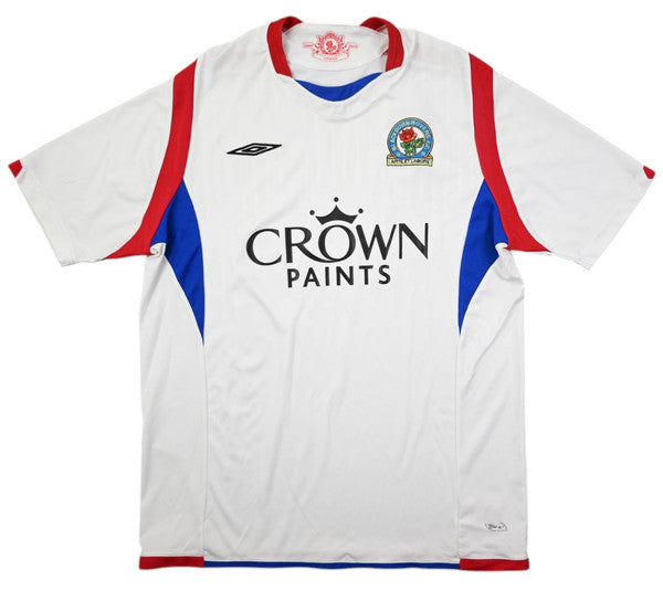 Maillot Blackburn Rovers Extérieur 2009-10 Umbro Crown Paints XL