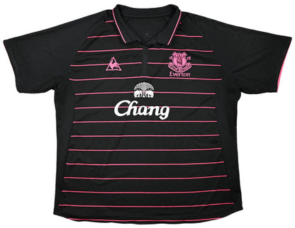 Maillot Everton Extérieur 2009-10 Le Coq Sportif Chang vintage XXL