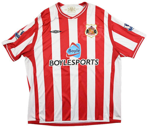 Maillot Sunderland 2009-10 Domicile Umbro Campbell vintage