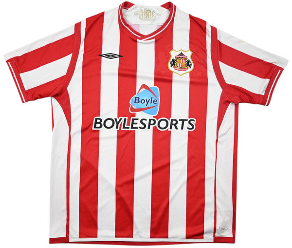 Maillot Sunderland 2009-10 Umbro Domicile Vintage - 8/10