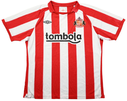 Maillot Sunderland Domicile 2010-11 Umbro Tombola vintage L