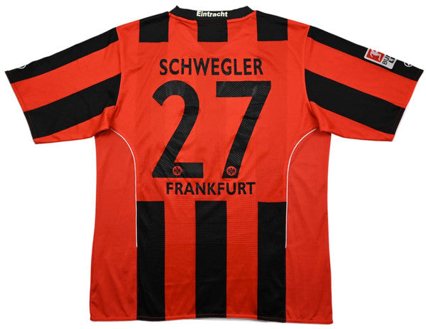 Maillot Eintracht Frankfurt 2010-12 Jako Schwegler Domicile vintage