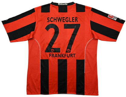 Maillot Eintracht Frankfurt 2010-12 Jako Schwegler Domicile vintage
