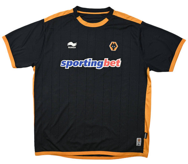 Maillot Wolverhampton Extérieur Burrda 2010-12 Vintage 3XL