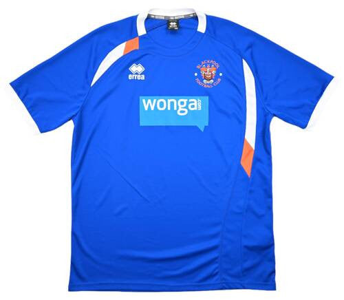 Maillot Blackpool 2013-14 Domicile Errea Vintage XXL