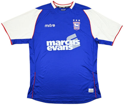 Maillot Ipswich Town Domicile 2013-14 Mitre Floqué HYAM – 9/10