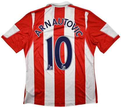 Maillot Stoke City 2013-14 Adidas Arnautovic Domicile - Vintage