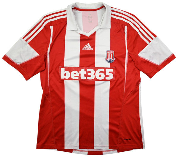 Maillot Stoke City 2013-14 Adidas Domicile Vintage 9/10