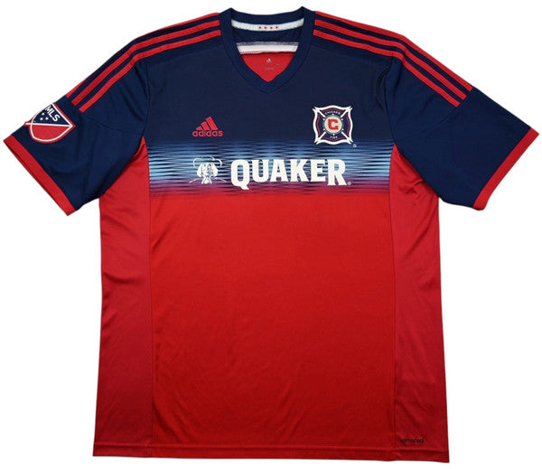 Maillot Chicago Fire 2014-15 Domicile Adidas Vintage - Quaker
