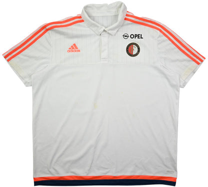 Maillot Extérieur Feyenoord 2015-16 Adidas Vintage XXL