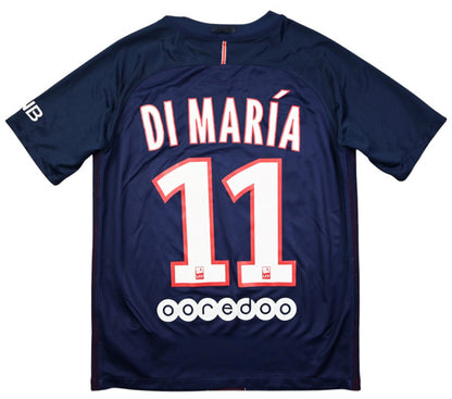 Maillot PSG Di Maria 2016-17 Nike Domicile Vintage 9/10