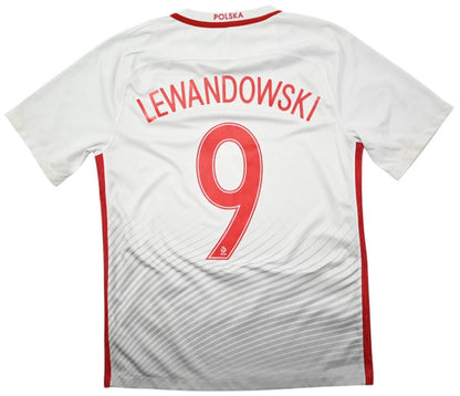 Maillot Pologne Extérieur Nike 2016-18 Lewandowski vintage S