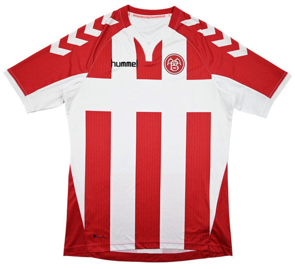 Maillot Aalborg BK Domicile Hummel 2017-18 Vintage - 9/10