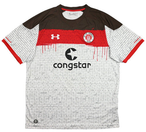 Maillot FC St. Pauli Extérieur 2017-18 Under Armour Vintage XXL