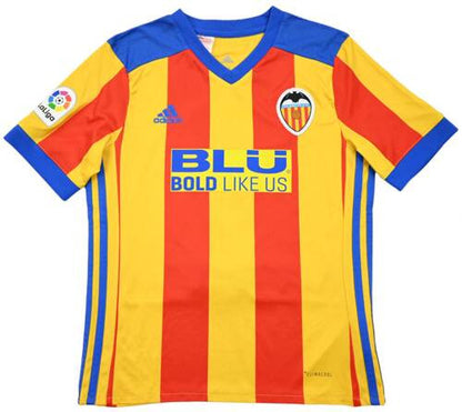 Maillot Valencia Domicile Adidas 2017-19 Flocage Guedes Vintage