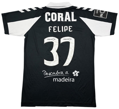 Maillot CD Nacional Extérieur Hummel 2018-19 Felipe Coral vintage