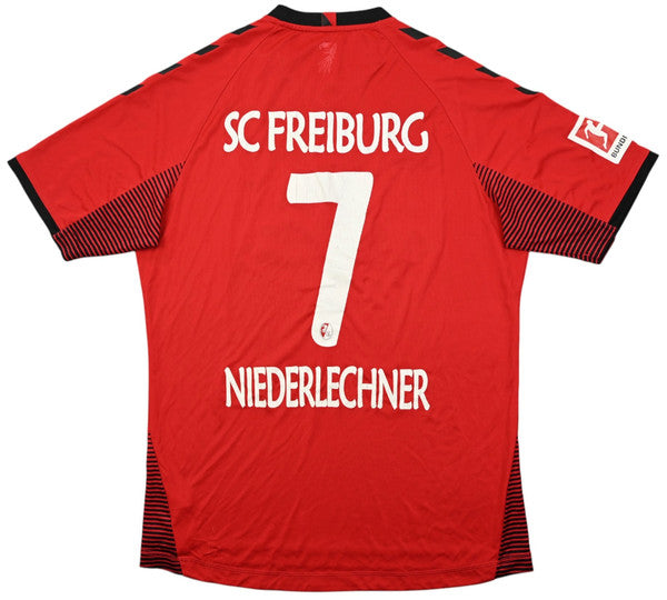 Maillot SC Freiburg 2018-19 Hummel Domicile Niederlechner vintage