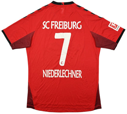 Maillot SC Freiburg 2018-19 Hummel Domicile Niederlechner vintage