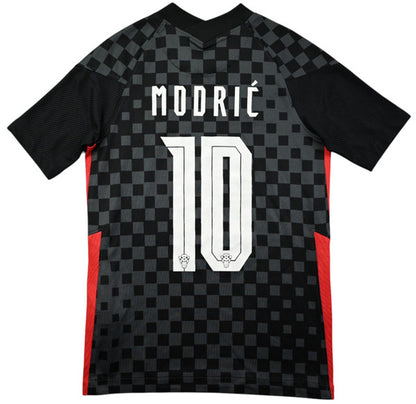 Maillot Croatie Extérieur Nike 2020-21 Modric Boys S - Vintage