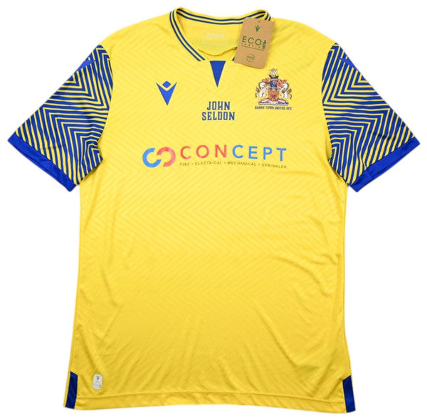 Maillot Barry Town United 2021-22 Domicile Macron - Neuf