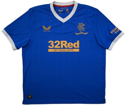 Maillot Glasgow Rangers Domicile Erima 2021-22 vintage 4XL