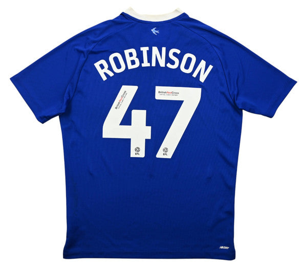 Maillot Cardiff City Domicile 2022-23 New Balance Robinson vintage