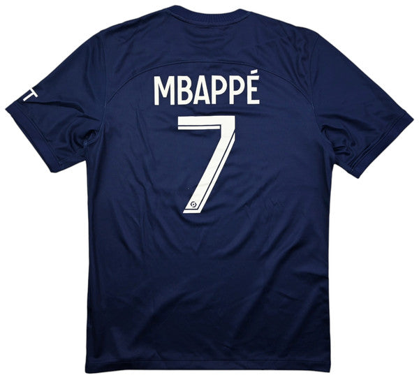 Maillot PSG 2022-23 Nike Domicile Mbappé Floqué – 9/10