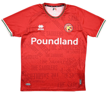 Maillot Walsall FC 2022-23 Domicile Errea Poundland vintage